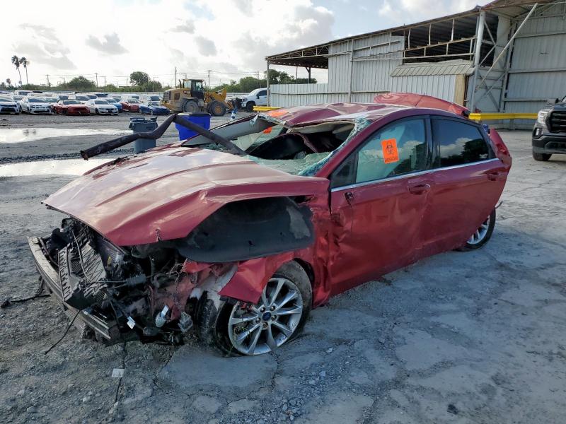 FORD FUSION SE 2017 maroon sedan 4d gas 3FA6P0HD9HR284646 photo #1
