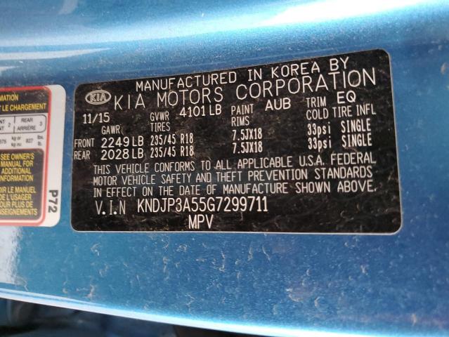 2016 KIA SOUL + - KNDJP3A55G7299711