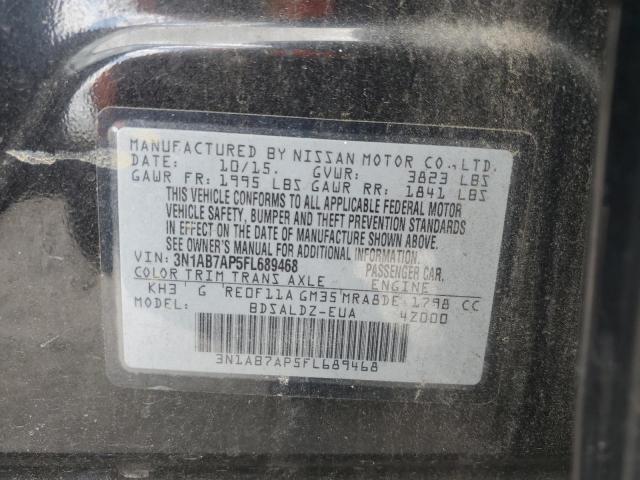 2015 NISSAN SENTRA S W 3N1AB7AP5FL689468