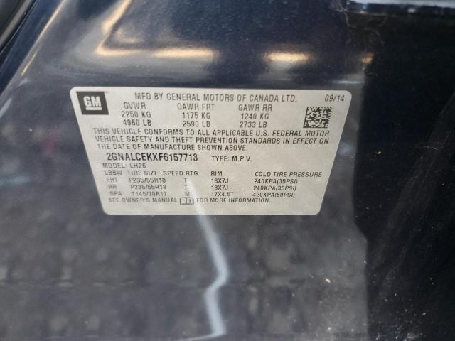 2015 CHEVROLET EQUINOX LT - 2GNALCEKXF6157713