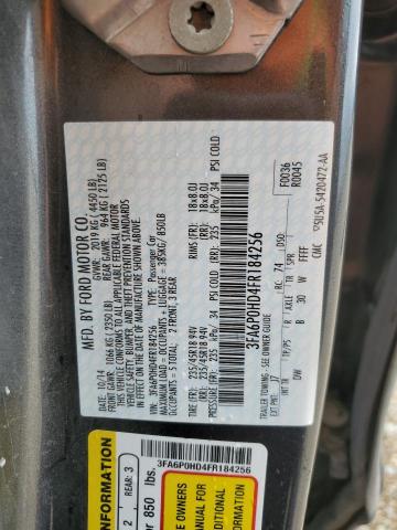 2015 FORD FUSION SE - 3FA6P0HD4FR184256
