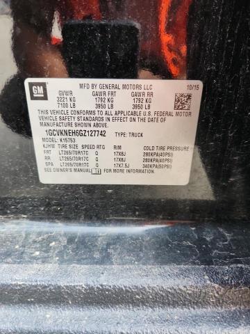 2016 CHEVROLET SILVERADO - 1GCVKNEH6GZ127742