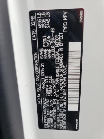 2019 VOLVO XC40 T5 MO YV4162UKXK2148302
