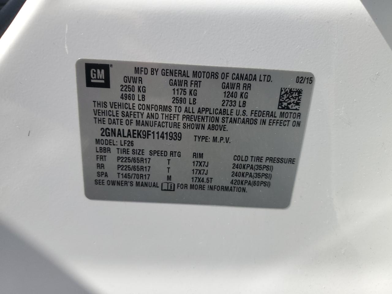 CHEVROLET EQUINOX LS