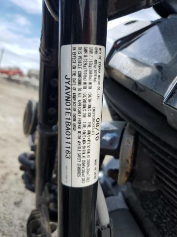 2011 YAMAHA VSTAR JYAVN01E1BA011163