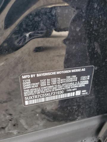 2019 BMW X3 SDRIVE3 5UXTR7C55KLF31930