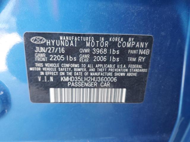 2017 HYUNDAI ELANTRA GT KMHD35LH2HU360006