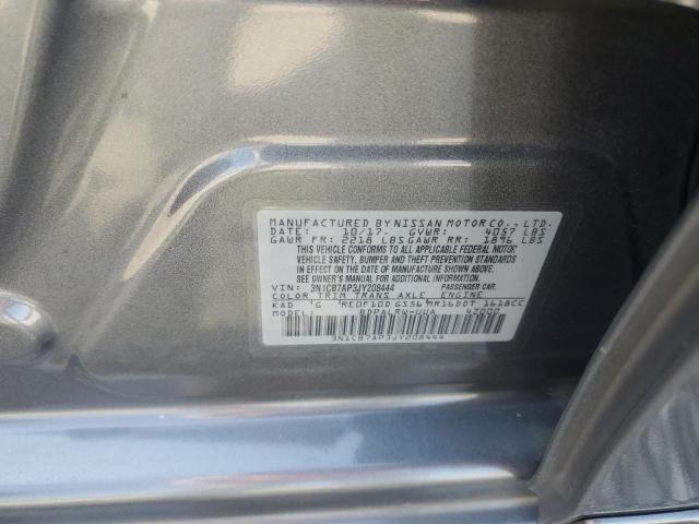 2018 NISSAN SENTRA SR - 3N1CB7AP3JY208444
