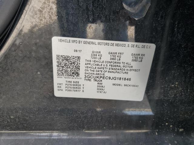 2018 CHEVROLET SILVERADO - 3GCUKPEC9JG181846