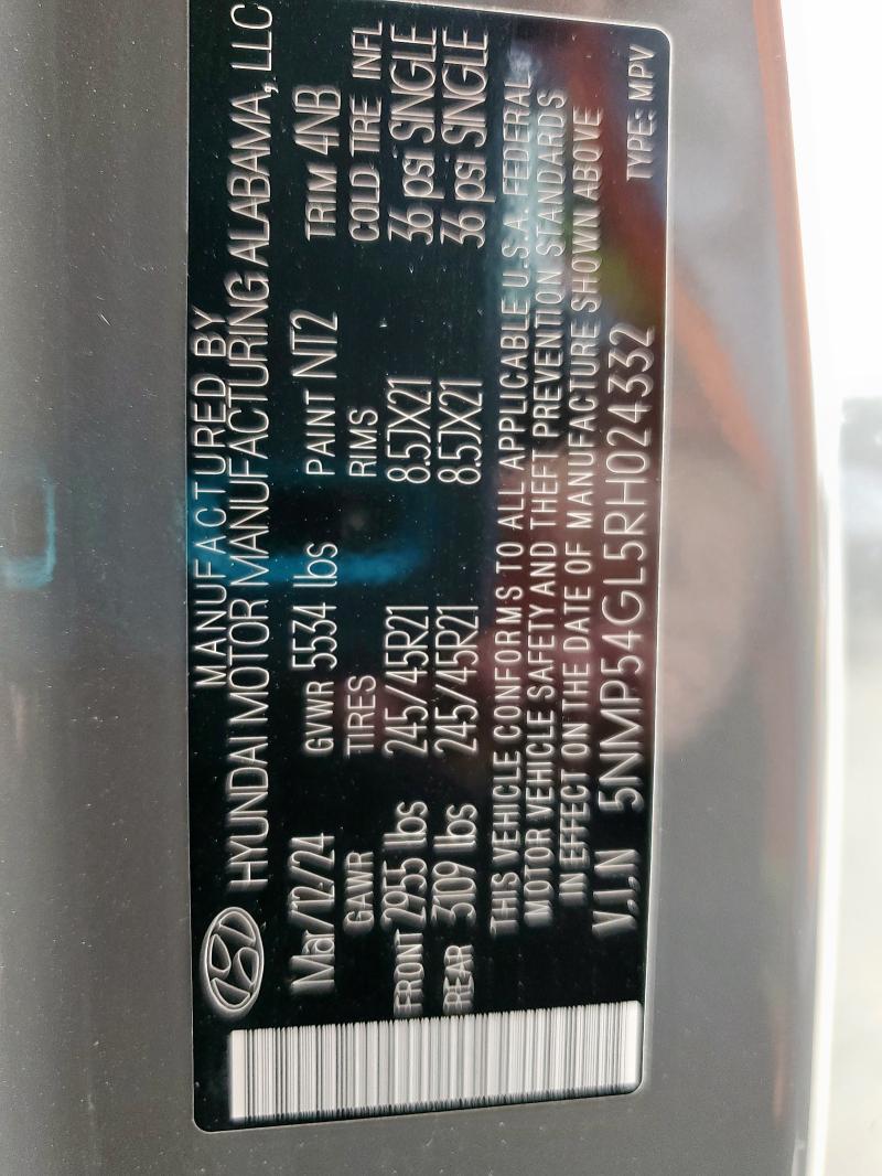 2024 HYUNDAI SANTA FE C 5NMP54GL5RH024332
