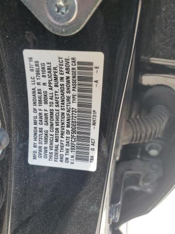 2016 HONDA CIVIC LX - 19XFC2F50GE072737