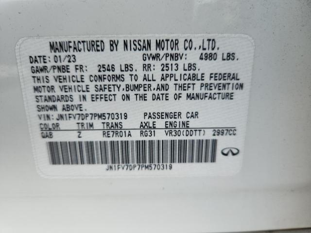 2023 INFINITI Q50 RED SP JN1FV7DP7PM570319