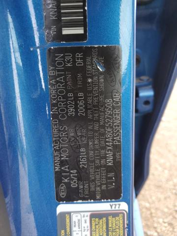 2015 KIA FORTE EX - KNAFX4A80F5279508