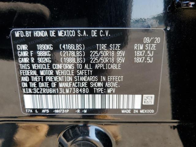 2020 HONDA HR-V SPORT 3CZRU6H13LM738480