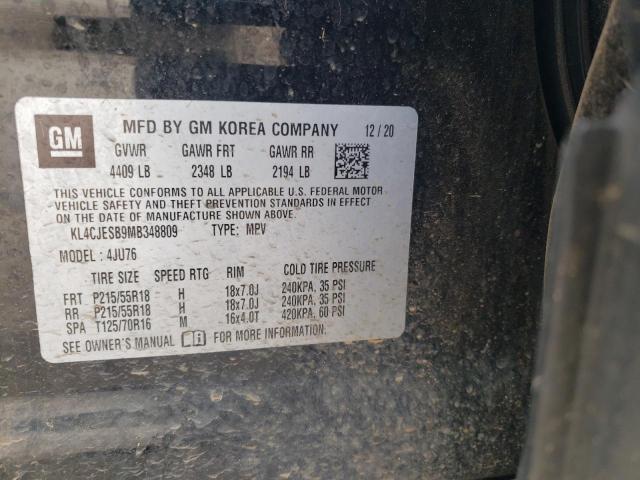2021 BUICK ENCORE PRE - KL4CJESB9MB348809