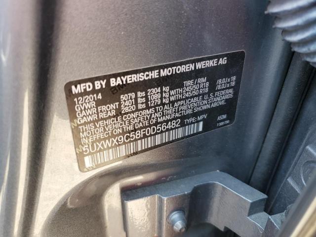 2015 BMW X3 XDRIVE2 - 5UXWX9C58F0D56482