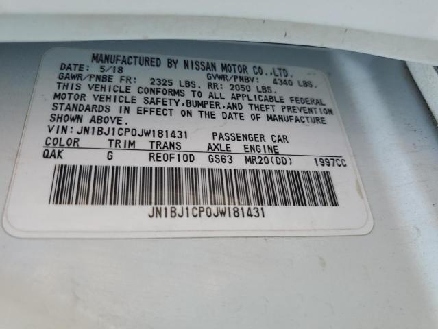 2018 NISSAN ROGUE SPOR - JN1BJ1CP0JW181431