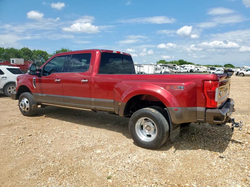 FORD F350 SUPER 2017 red  diesel 1FT8W3DT4HEE00827 photo #3