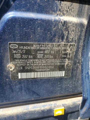 2017 HYUNDAI SONATA SPO - 5NPE34AF9HH551856