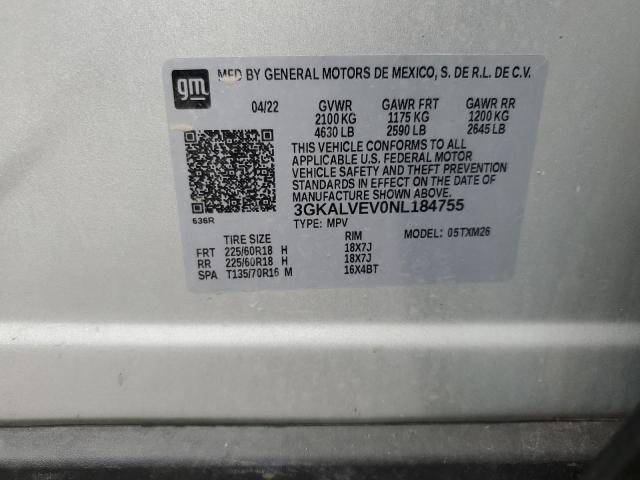 2022 GMC TERRAIN SL 3GKALVEV0NL184755