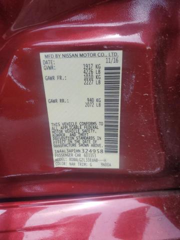 2017 NISSAN ALTIMA 2.5 - 1N4AL3AP1HN324958
