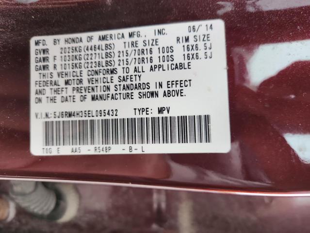 2014 HONDA CR-V LX - 5J6RM4H35EL095432