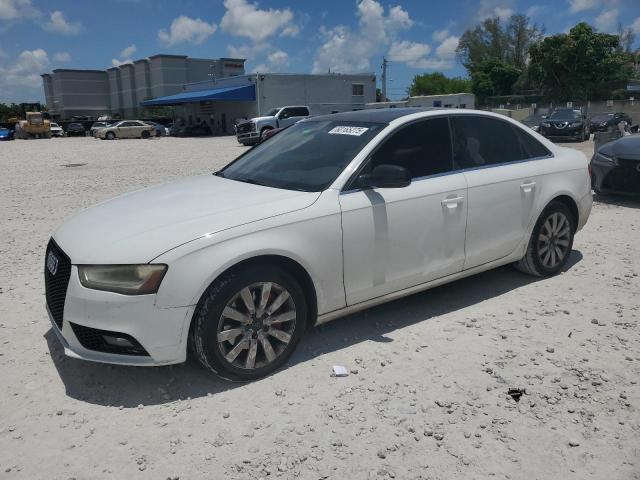 AUDI A4 PREMIUM 2013 white  flexible fuel WAUAFAFL9DA166251 photo #1