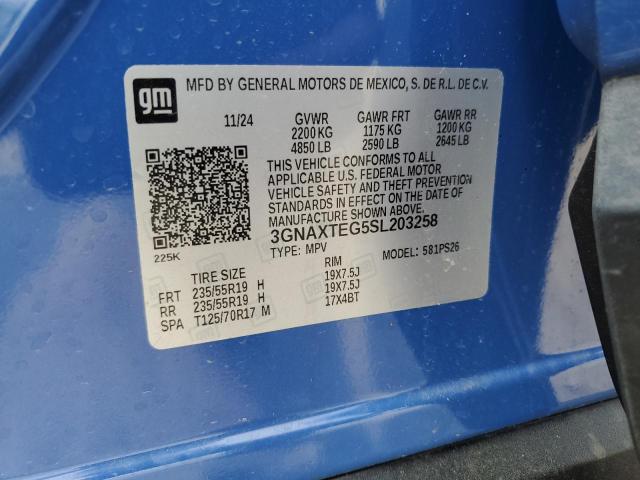 2025 CHEVROLET EQUINOX RS 3GNAXTEG5SL203258