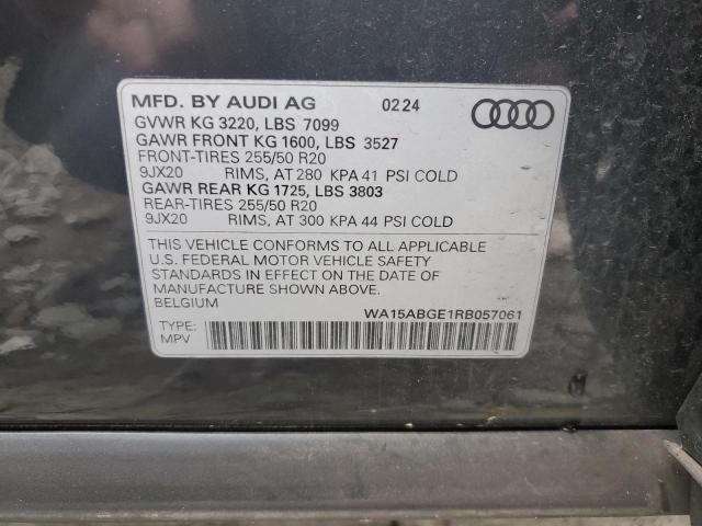 2024 AUDI Q8 E-TRON - WA15ABGE1RB057061