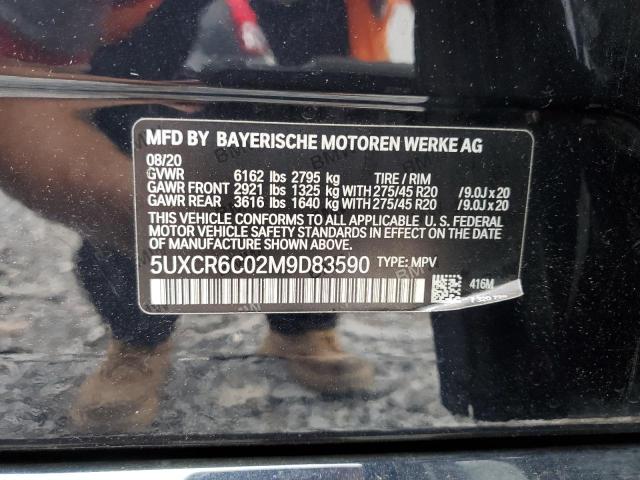2021 BMW X5 XDRIVE4 - 5UXCR6C02M9D83590