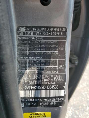 2013 LAND ROVER LR2 HSE - SALFR2BG2DH364538