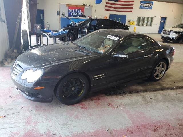 MERCEDES-BENZ SL 500R 2003 black converti gas WDBSK75F33F036922 photo #1