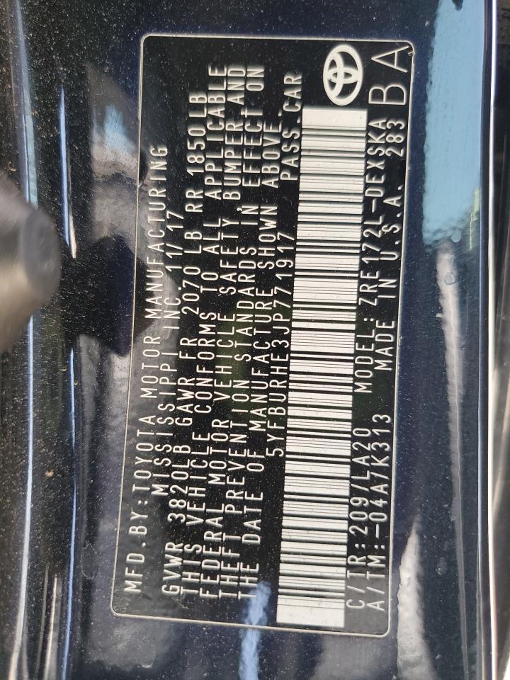 Toyota Corolla l 2018