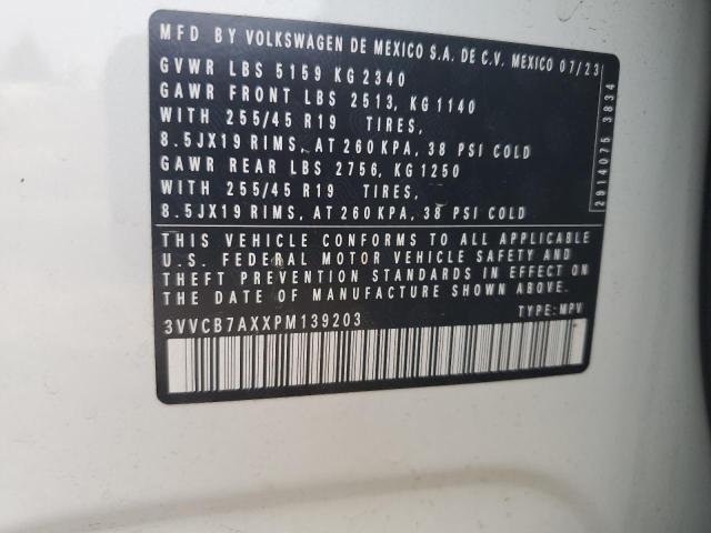 2023 VOLKSWAGEN TIGUAN SE 3VVCB7AXXPM139203