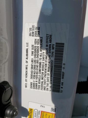 2021 HONDA PILOT SE 5FNYF6H20MB022257