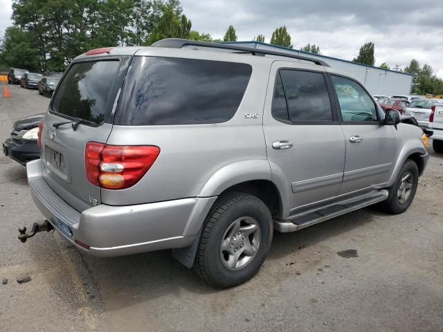 TOYOTA SEQUOIA SR 2002 silver 4dr spor gas 5TDZT34AX2S136526 photo #4