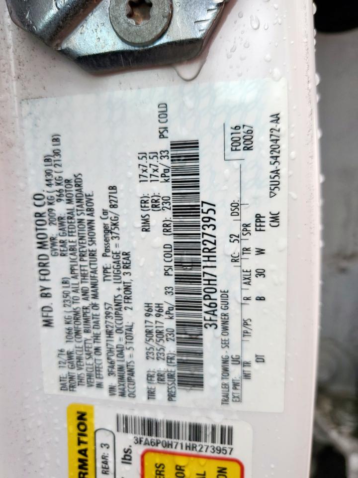 Ford Fusion se 2017