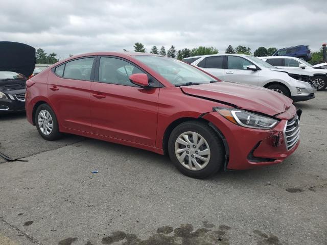 Vin: kmhd74lf6hu317673, lot: 60074165, hyundai elantra se 20174