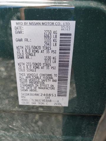 2024 NISSAN PATHFINDER - 5N1DR3DJ4RC240851
