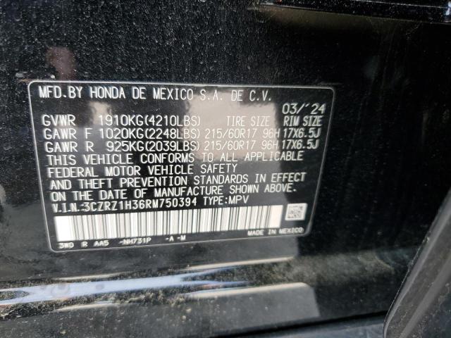 2024 HONDA HR-V LX - 3CZRZ1H36RM750394