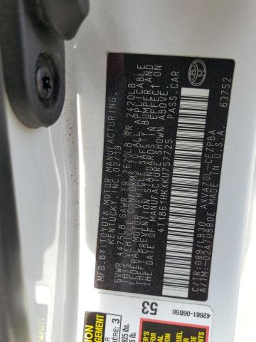 2019 TOYOTA CAMRY XSE - 4T1B61HKXKU757725