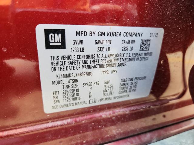 2022 BUICK ENCORE GX KL4MMDSL7NB097885