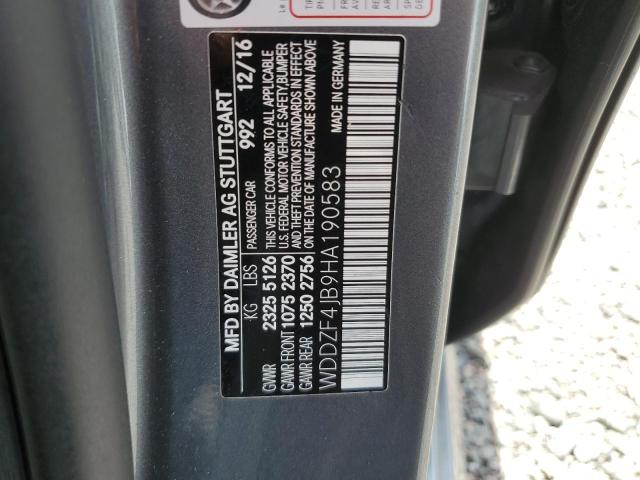 2017 MERCEDES-BENZ E 300 - WDDZF4JB9HA190583