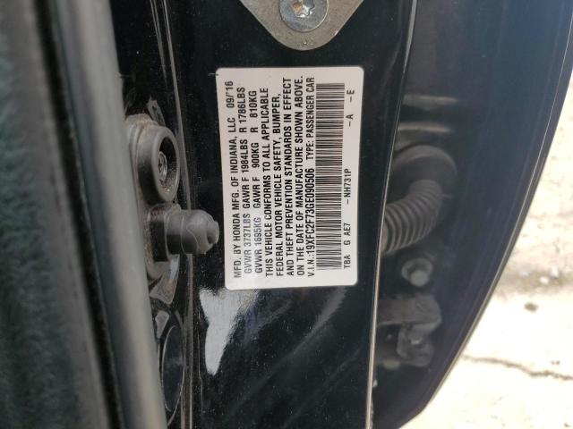 2016 HONDA CIVIC EX 19XFC2F73GE090506