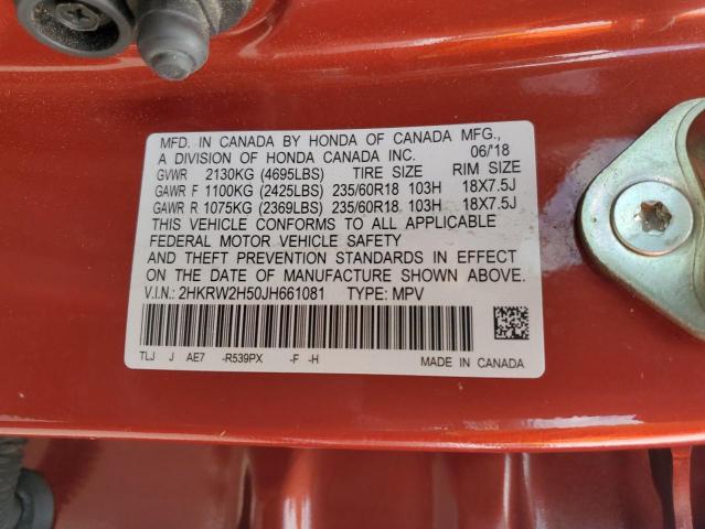 2018 HONDA CR-V EX 2HKRW2H50JH661081