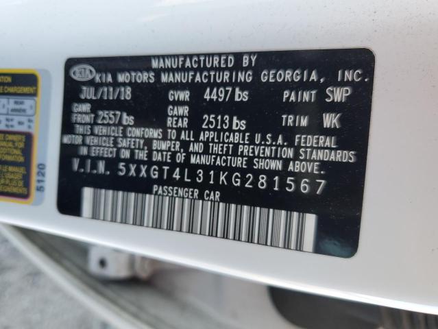 2019 KIA OPTIMA LX - 5XXGT4L31KG281567