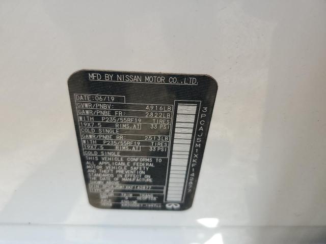 2019 INFINITI QX50 ESSEN 3PCAJ5M1XKF142877