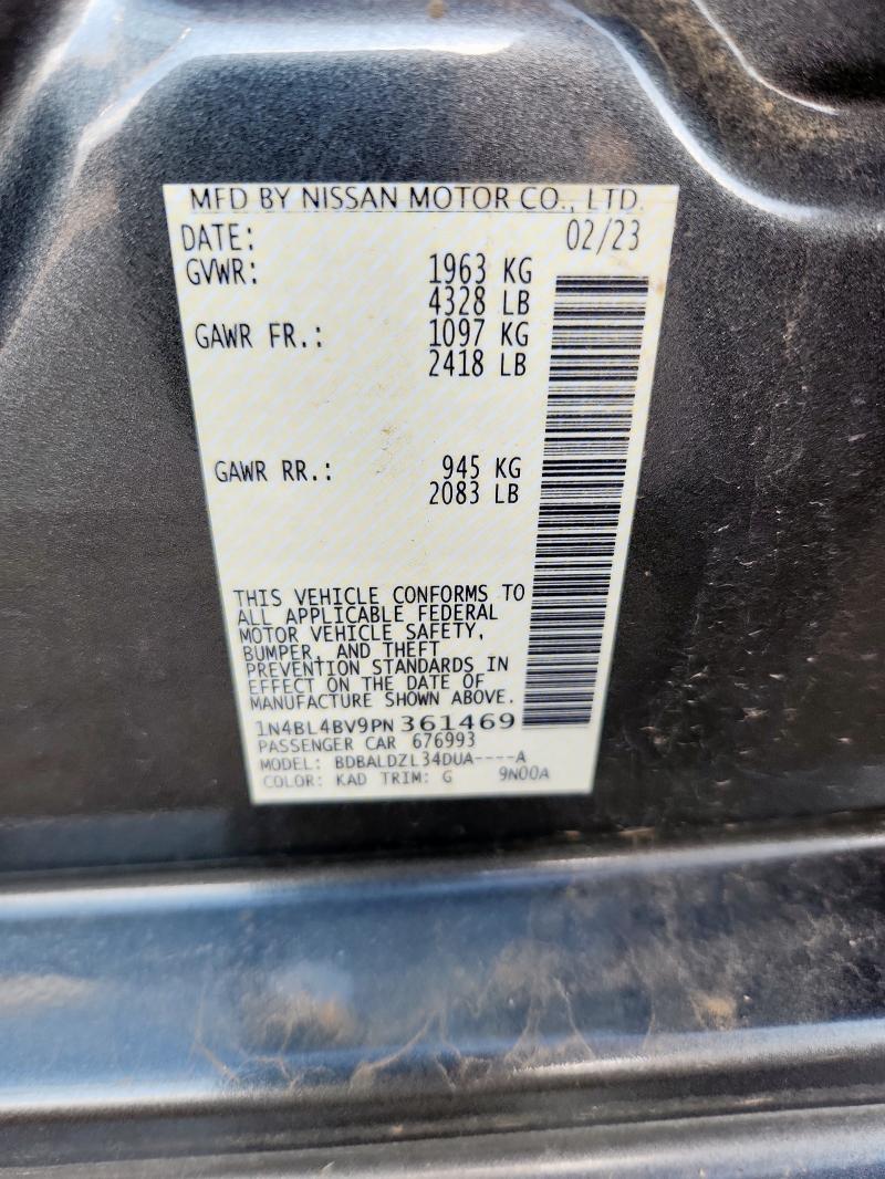 2023 NISSAN ALTIMA S - 1N4BL4BV9PN361469