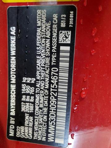 2023 MINI COOPER S WMW53DH09P2T54670