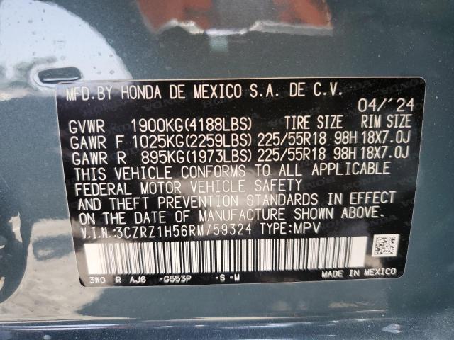 2024 HONDA HR-V SPORT 3CZRZ1H56RM759324
